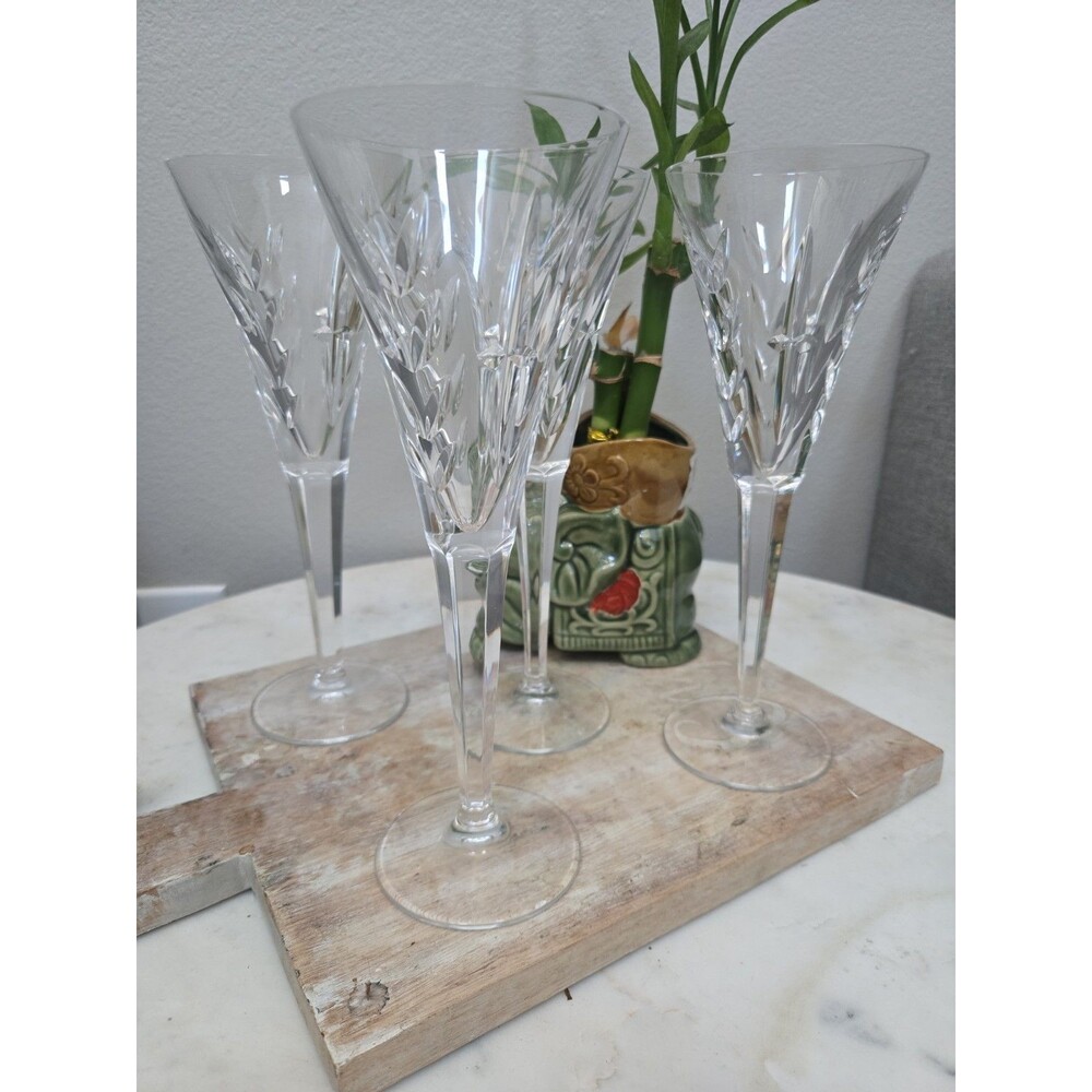 WATERFORD CRYSTAL 9.5” Champagne Flute, America’s Heritage LINCOLN Collection